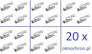 Zabezpieczenie okienne HS  -zestaw 20 szt..